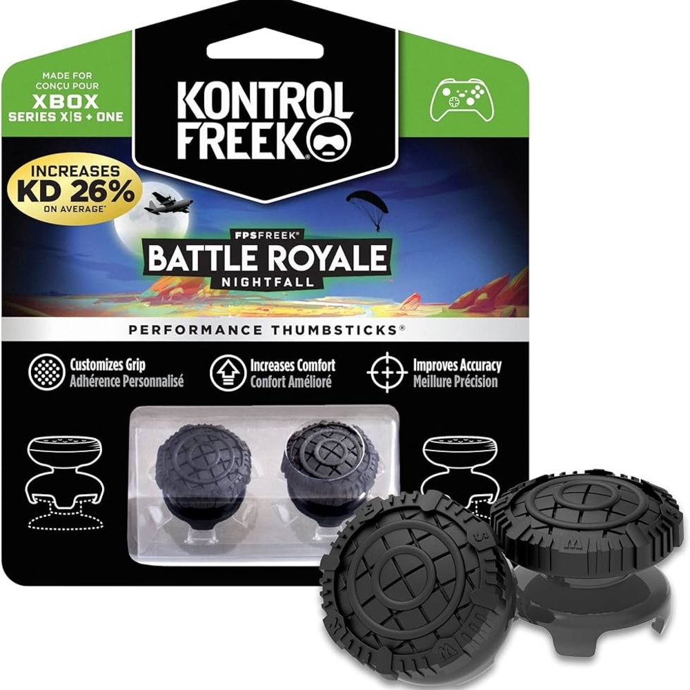 NWT Battle Royale Nightfall Black Performance Thumbsticks for Xbox